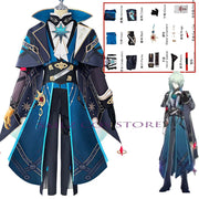 Anaxagoras Cosplay Costume – Honkai: Star Rail Uniform with Wig from Grove of Epiphany Amphoreus for Men and Women, Ideal for Halloween Events