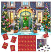 Christmas Advent Calendar Building Block Countdown 24 Days Xmas Christmas Tree Santa Deer Bricks Model Toys For Xmas Kids Gift
