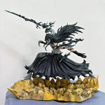 24cm Bleach Kurosaki Ichigo Action Figure Saigo No Getsuga Tenshou Model Toys Collection Doll Shinigami Mugetsu Ichigo Statue