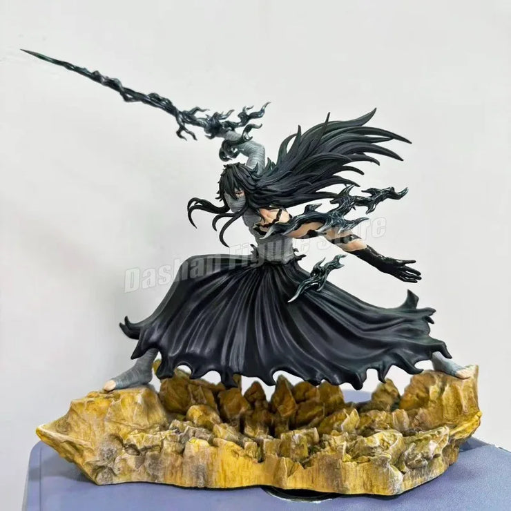 24cm Bleach Kurosaki Ichigo Action Figure Saigo No Getsuga Tenshou Model Toys Collection Doll Shinigami Mugetsu Ichigo Statue