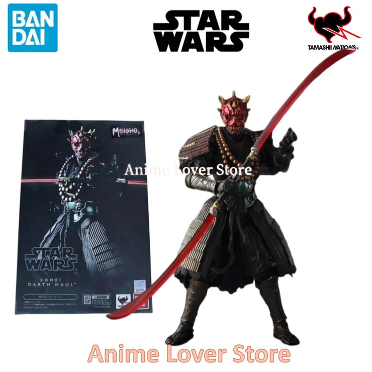 Bandai Original Star Wars Movie Realization Anime Action Figures – Darth Vader, Boba Fett, Kylo Ren & The Mandalorian