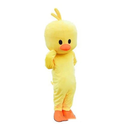 Yellow Duck Mascot Costume – Cartoon Character Cosplay Outfit for Adults, Festivals, Carnival & Halloween Parties