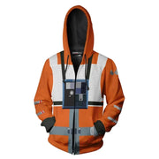 Cosplay Hoodie Jacket – Stormtrooper, Mandalorian, and Darth Vader Designs for Men’s Spring/Autumn Wear, Ideal for Halloween and Party Props