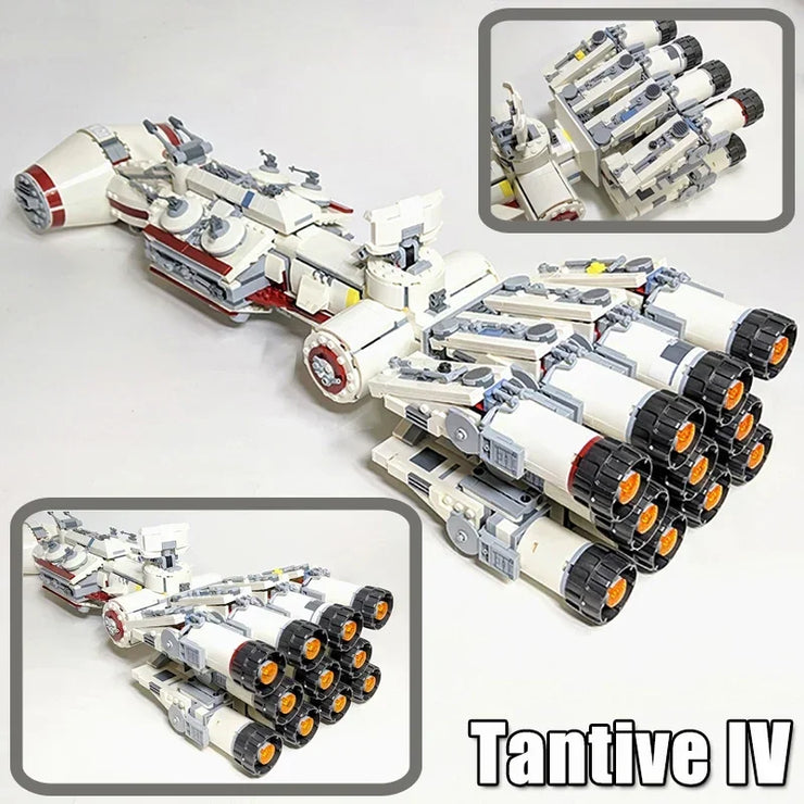 1792PCS The Tantive IV Rebel Blockade Runner Model MOC Building Blocks Bricks