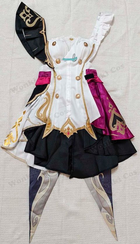 Fontaine Escoffier Cosplay Costume – Game-Inspired Outfit with Wig and Shoes for Women’s Role Play and Party Events