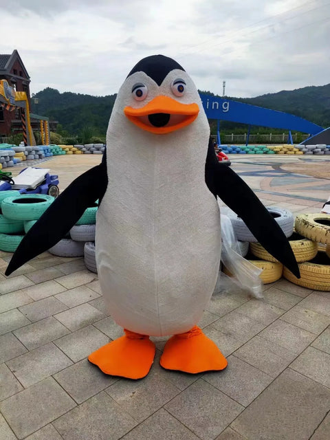 Penguin Mascot Costume – Cartoon Character Cosplay for Advertising, Parties & Carnival Performances