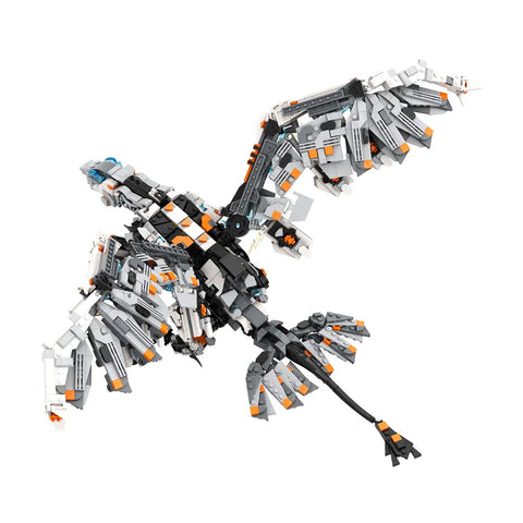 MOC Horizon Game Thunderjaw Beast Model Monster Building Blocks Brick Set