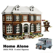 3955 Pcs Home Alone Kevin McCallister’s Home House Model Building Blocks Bricks Toy for Boy Kids Christmas Birthday Gifts