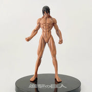 28cm Attack on Titans Levi Ackerman Action Anime Figura Kawai Eren Jaege Mikasa Ackerman The Armored Titan Figure