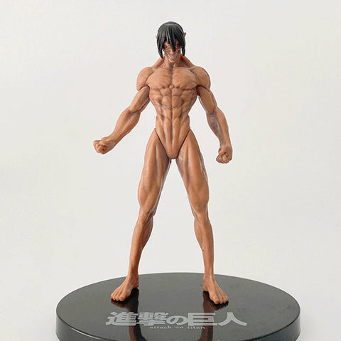 28cm Attack on Titans Levi Ackerman Action Anime Figura Kawai Eren Jaege Mikasa Ackerman The Armored Titan Figure