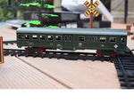 Electric Classic Passenger Train Set – Battery-Operated Steam Locomotive with Smoke and Sound Simulation