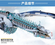Giant Dragon Building Set – 1889pcs Creative MOC Fantasy Bricks Model