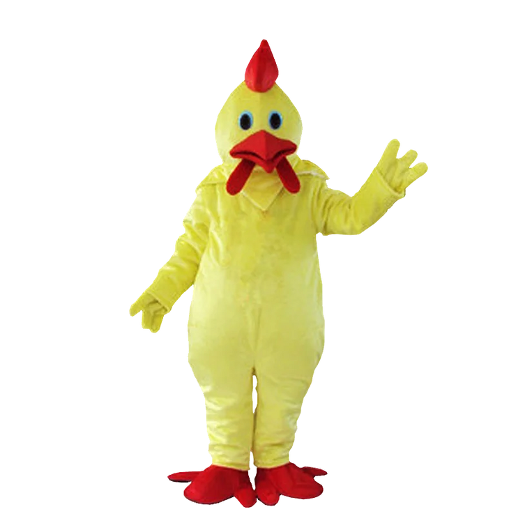 Chicken Mascot Costume – Cartoon Animal Cosplay for Easter, Parties, Advertising & Carnival Events