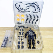 Amazing Yamaguchi Revoltech Agent Venom Action Figure – Superhero Eugene Thompson Model Toy, Perfect Gift Collection