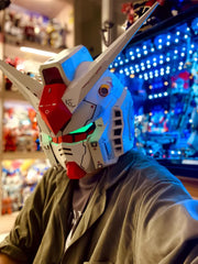Vol.1 RX-78-02 Cyberpunk Mech Robot Helmet – 1:1 Scale Cosplay Mask with Light Touch Control