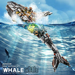 Mechanical Whale Building Set — Motorised Sea-Life Build with Light (Ages 8+)