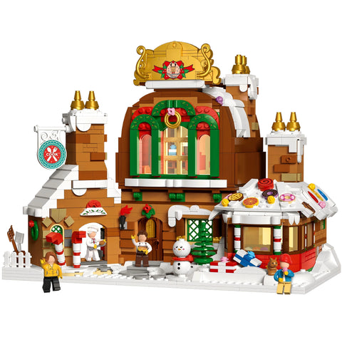 1481PCS Christmas House Building Blocks Set, Children&