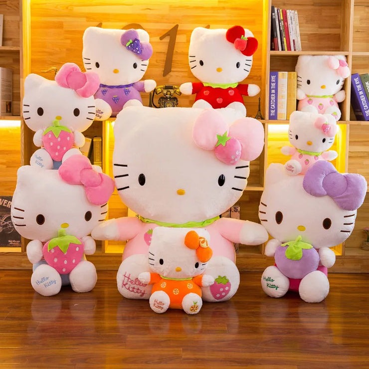 Sanrio Strawberry Hello Kitty Stuffed Plushie Doll