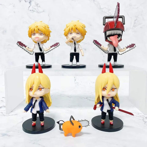 Chainsaw Man Denji Anime Figure Denji/Power Figurine Collectible Model