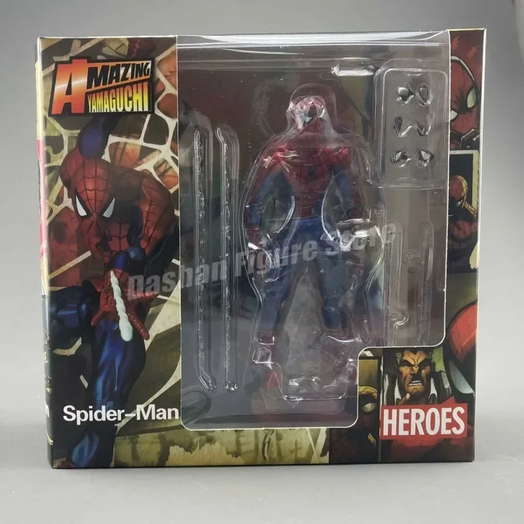 Amazing Yamaguchi Revoltech Agent Venom Action Figure – Superhero Eugene Thompson Model Toy, Perfect Gift Collection