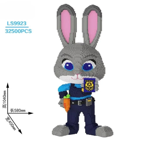 Anime Kawaii Zootopia Children Educational 100cm Tall Three-dimensional Building Blocks Toys