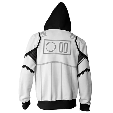 Storm Trooper Cosplay Jumpsuit Outfit
