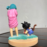 Dragon Ball Son Goku, Piccolo & Bulma PVC Figure Set – Anime Collectible Statues for Desk or Room Display