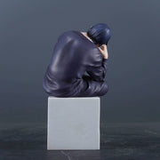 Anime JJK Gojo Satoru & Fushiguro Toji Sitting Pose Figures – Action Models for Desk Decoration, Car Accessories, and Collectible Gifts