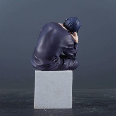 Anime JJK Gojo Satoru & Fushiguro Toji Sitting Pose Figures – Action Models for Desk Decoration, Car Accessories, and Collectible Gifts