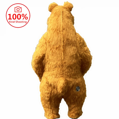 Inflatable Martha Bear Brown Bear Giant Costume Adult Walking Mascot