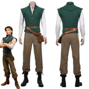 Lettuce Prince, Flynn Ryder Cosplay Costume, Halloween Party Costume Cosplay Western Cowboy Stage Cosplay Costume Comic-Con