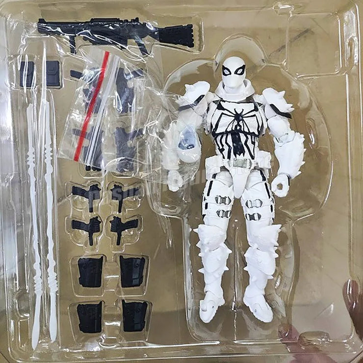 Amazing Yamaguchi Revoltech Agent Venom Action Figure – Superhero Eugene Thompson Model Toy, Perfect Gift Collection
