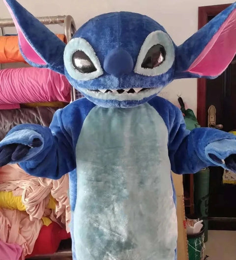 2026 MINISO Pink Lilo & Stitch Mascot Costume – High-Quality Disney Character Cosplay for Advertising and Carnival Events