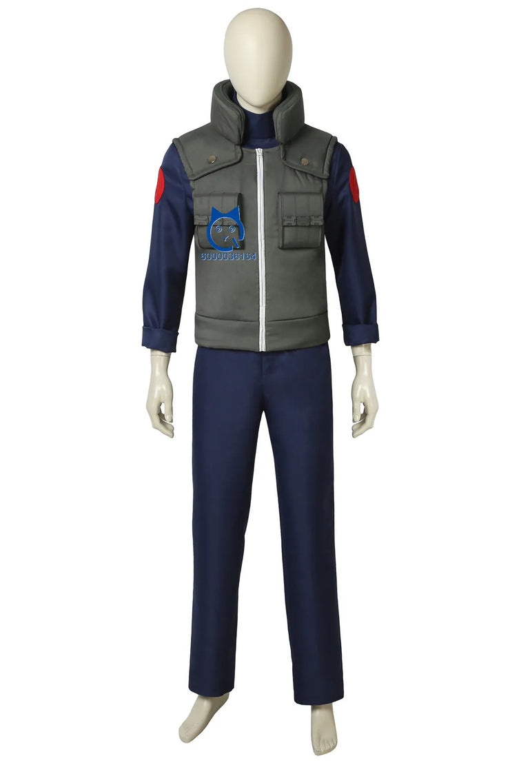 Hatake Kakashi Cosplay Costume – High-Quality Anime Outfit for Men, Ideal for Role Play, Halloween, Party, and Comic Con Events