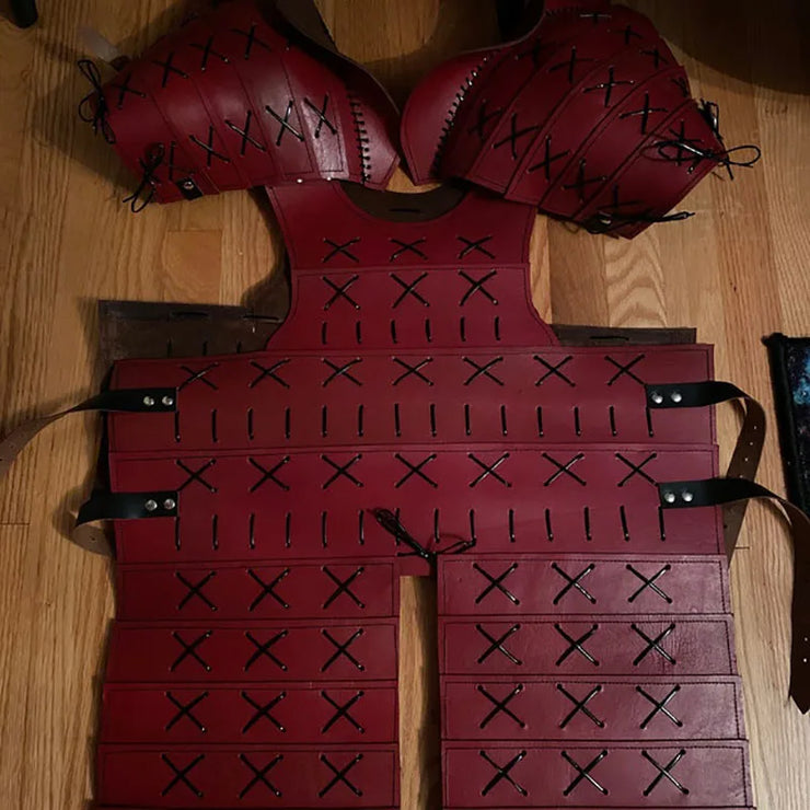 Medieval Steampunk Ronin Samurai Leather Chest Body Armor Viking Knight Cosplay Costume Men Breastplate Armour Cuirass For LARP