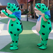 Inflatable Frog Mascot Costume – Adult Cartoon Cosplay Suit for Events, Performances & Parties