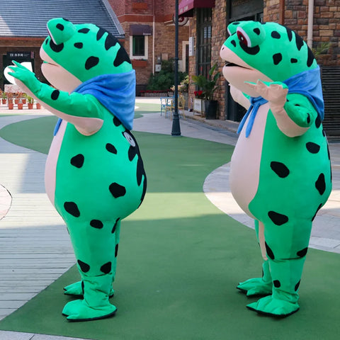 Inflatable Frog Mascot Costume – Adult Cartoon Cosplay Suit for Events, Performances & Parties