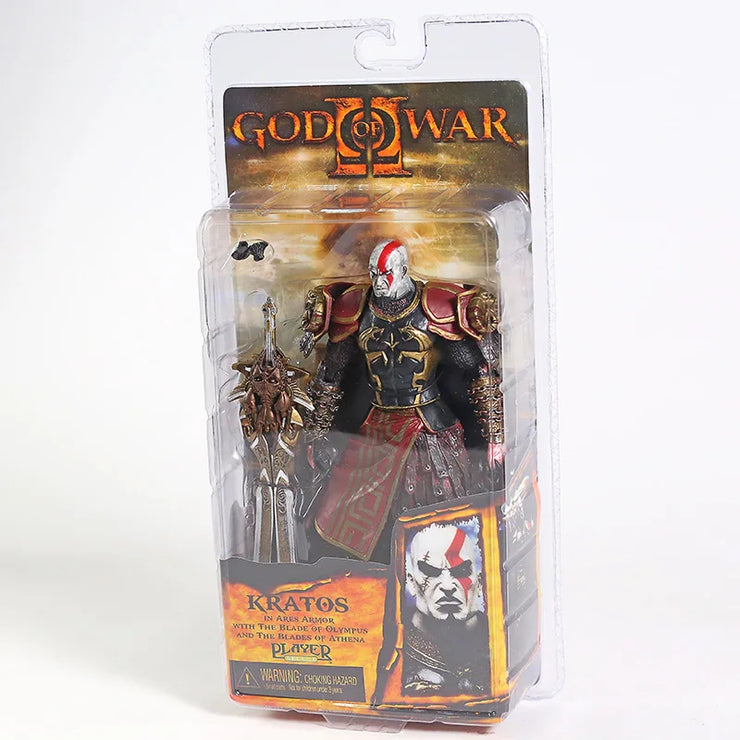 NECA God of War 2 II Kratos In Ares Armor W Blades PVC Action Figure Toy