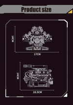 V8 Engine Building Set — Motorised, App-Controlled, 660 Pieces (Ages 8+)