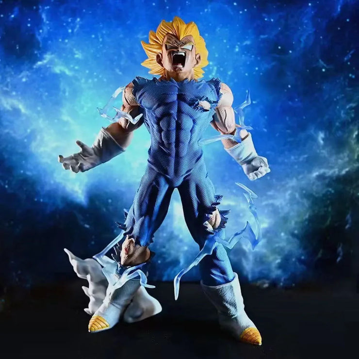 Dragon Ball Z Majin Vegeta Super Saiyan PVC Figure – Self-Destruct Pose Anime Collectible Statue