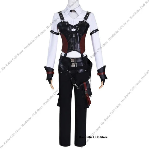 Game Hunter Heroine Female Cosplay Costume Xavier Zayne Rafayel Wig Uniform Anime Love And Deepspace Miss Hunter Party Girl Suit