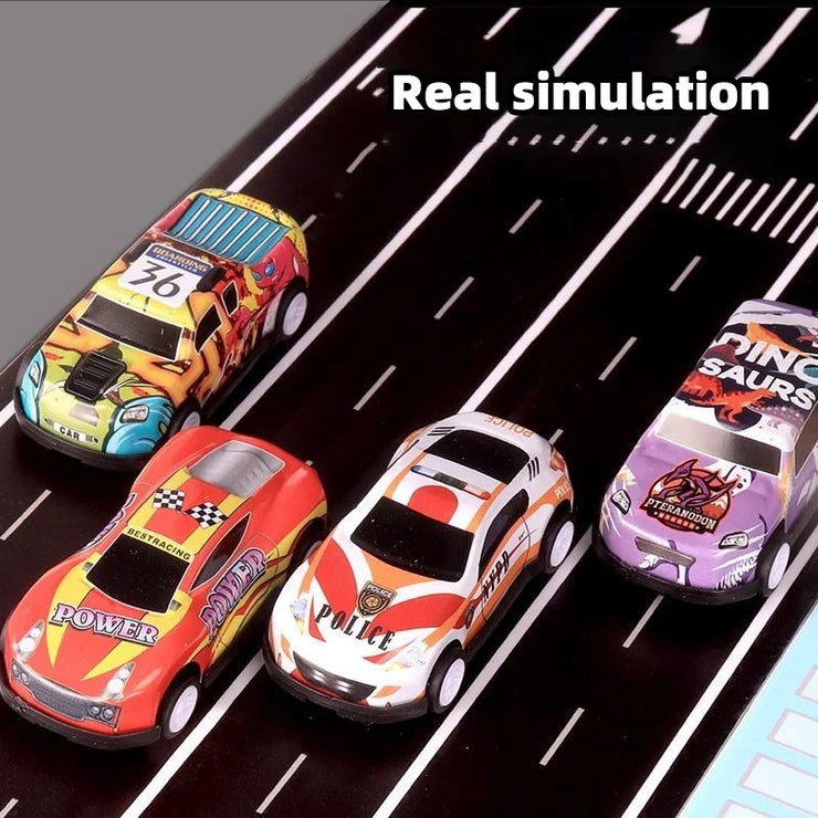 48-Piece Alloy Car Set – Classic Racing and Tin Car Models in Gift Box for Kids