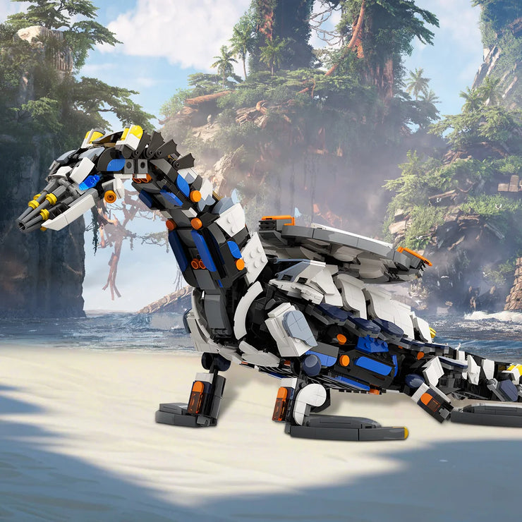 MOC Horizon Game Thunderjaw Beast Model Monster Building Blocks Brick Set