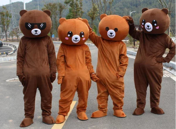 Brown Bear Mascot Costume – Cartoon Animal Character Cosplay for Carnival, Events & Identity V Theme