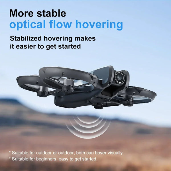 Mini 4K Camera Drone — Obstacle Avoidance, Brushless Motor (Ages 14+)