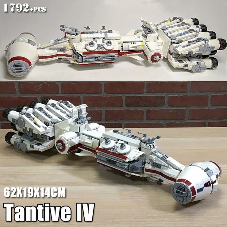1792PCS The Tantive IV Rebel Blockade Runner Model MOC Building Blocks Bricks