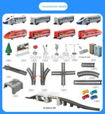 Electric High-Speed Train Set – Harmony Model with DIY Railway Tracks for Kids