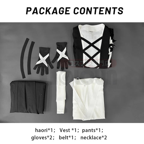 HOLOUN Bleach Kurosaki Ichigo Cosplay Outfit Haori Vest Pants