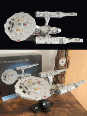 USS Enterprise NCC-1701 Midi-Scale Building Blocks Set – Star Trek-Inspired DIY Starship Model Kit