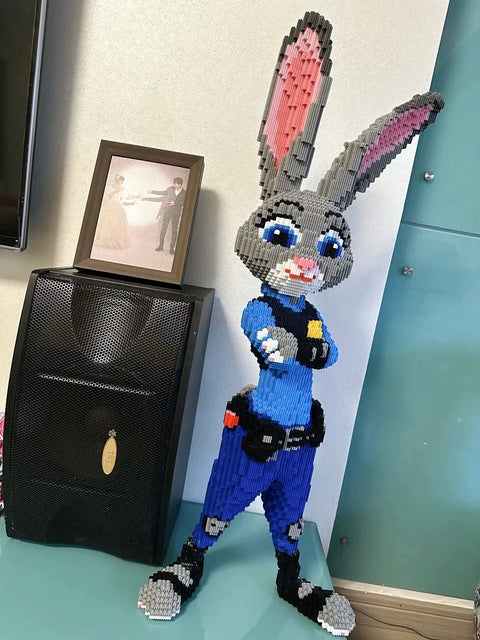 Anime Kawaii Zootopia Children Educational 100cm Tall Three-dimensional Building Blocks Toys